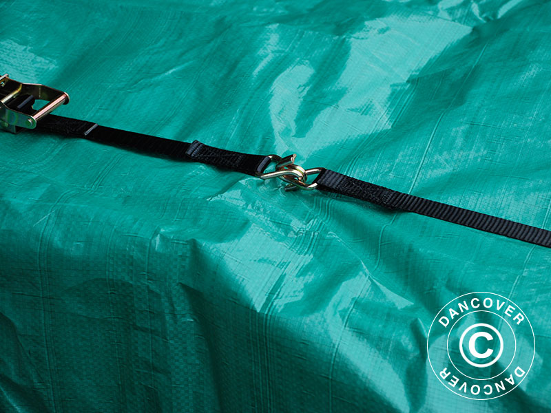 Tarpaulin 8x12 m, PE 65 g/m², Green