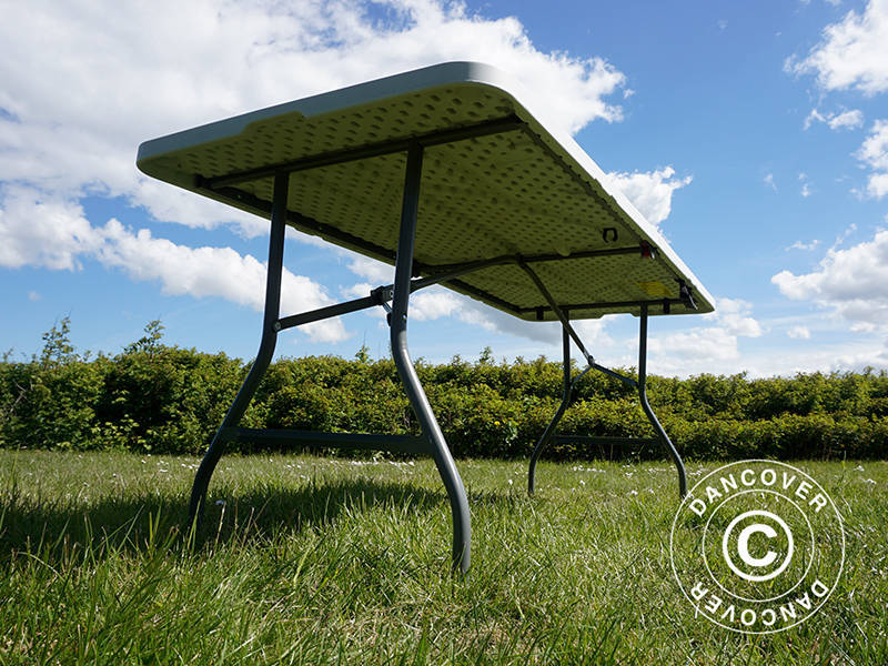 Folding Table 180x74x74 cm, Light Grey (25 pcs.)