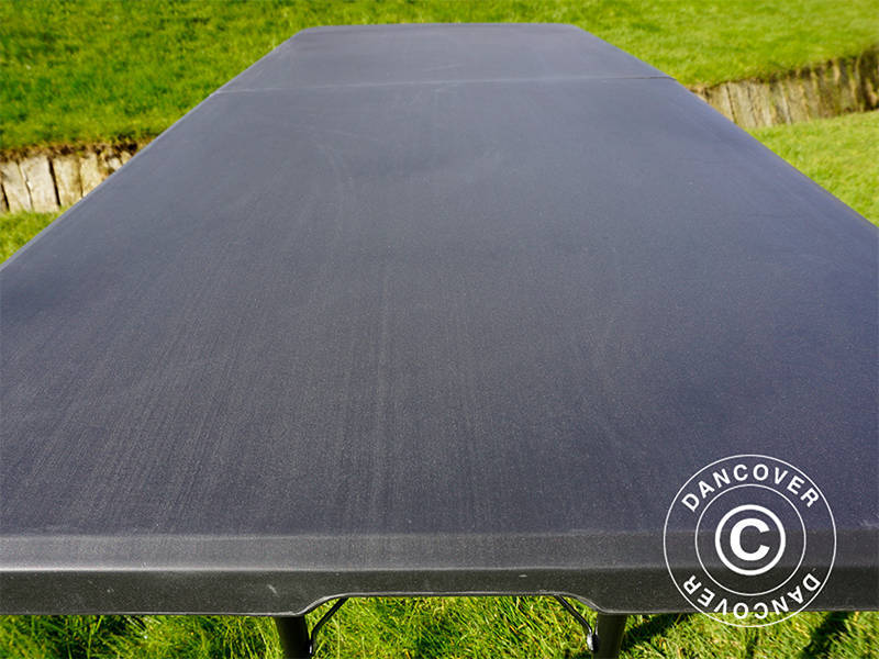 Folding Table 180x74x74 cm, Black (25 pcs.)