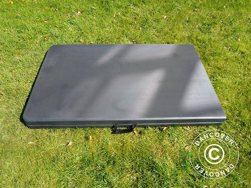 Folding Table 240x76x74 cm, Black (1 pc.)