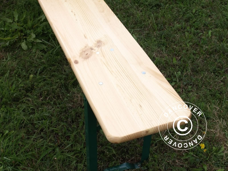 Beer Table Set PRO 180x60x78 cm, Pinewood