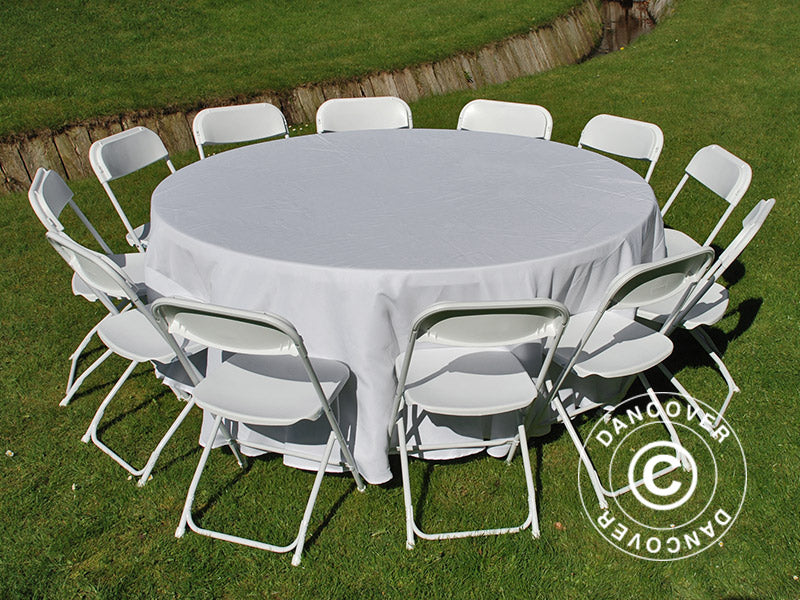Round folding table PRO Ø183 cm, Light grey (1 pc.)