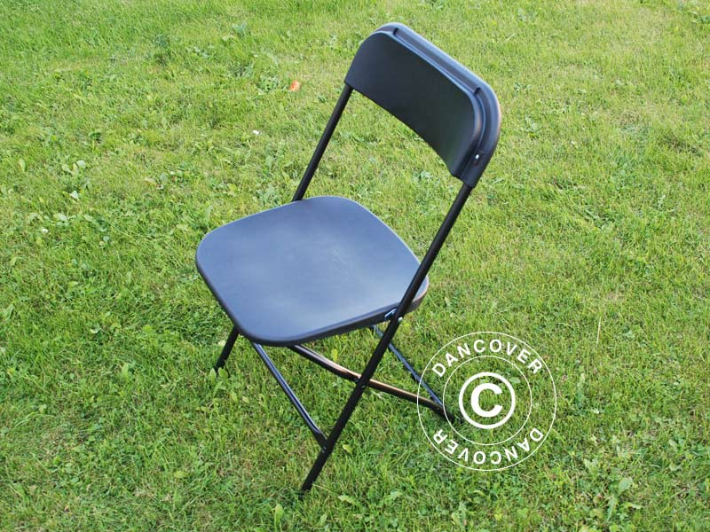Folding Chair 44x44x80 cm, Black, 24 pcs.