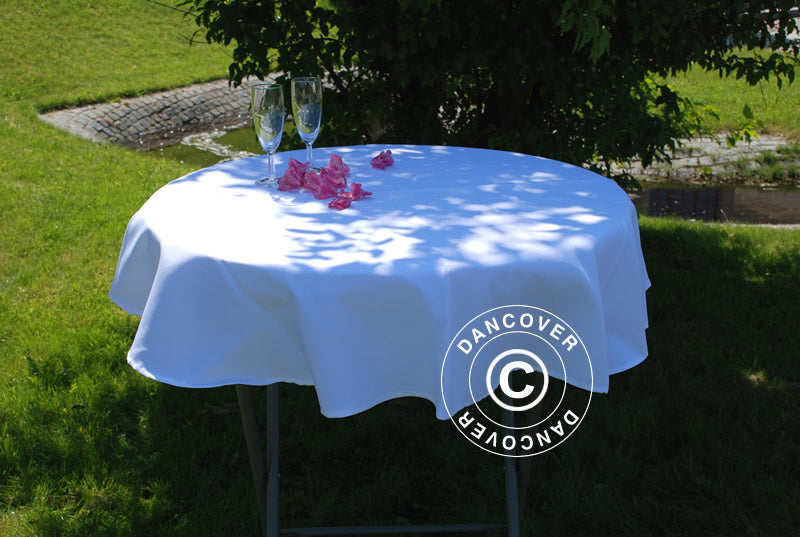 Tablecloth Ø80x20cm, White