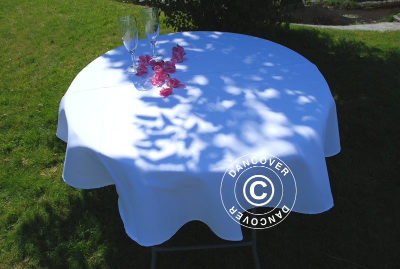 Tablecloth Ø80x20cm, White