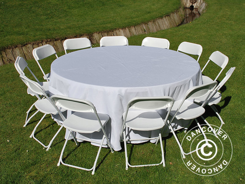 Tablecloth Ø183x64 cm, White