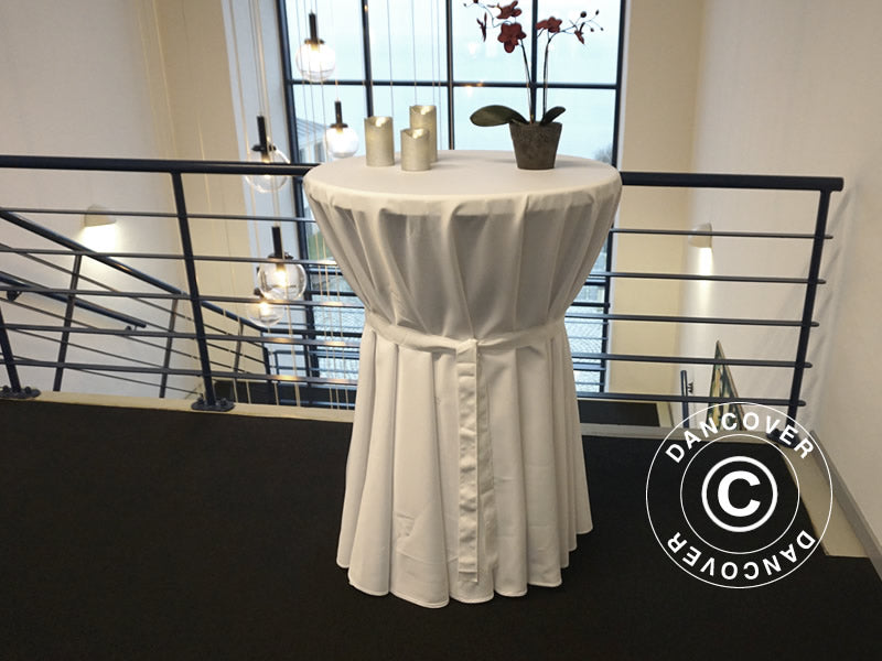 Tablecloth Ø80x110 cm, White