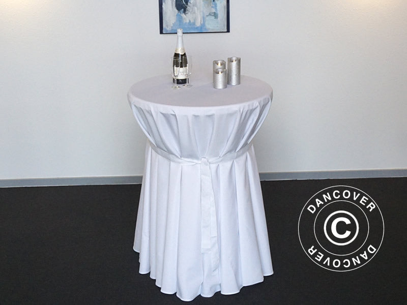 Tablecloth Ø80x110 cm, White