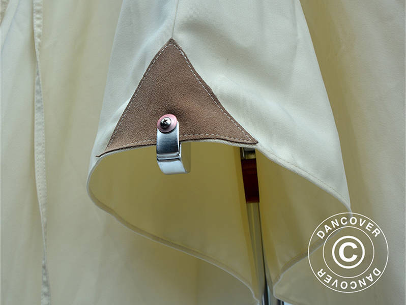 Cantilever parasol Antigua, 3x4 m, Sand