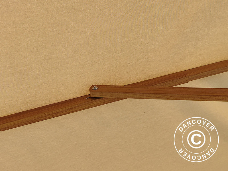 Cantilever parasol Antigua, 3x4 m, Sand