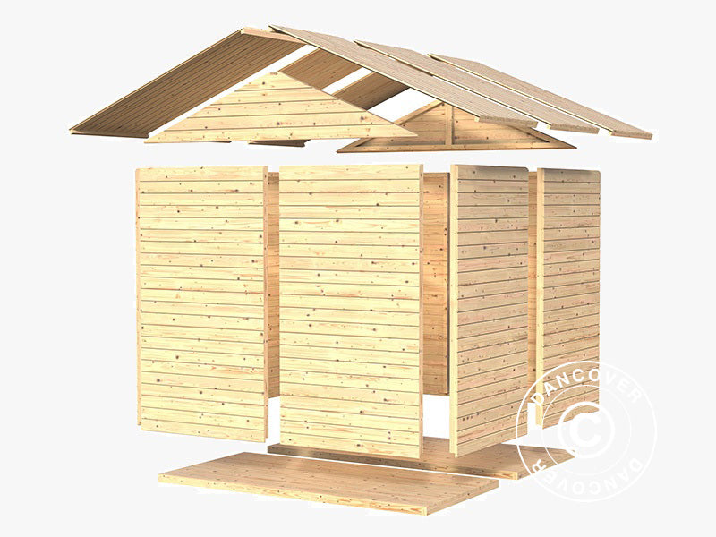 Wooden Shed, Bertilo Sylt 2, 1.8x1.74x2.25 m, 3.1 m²