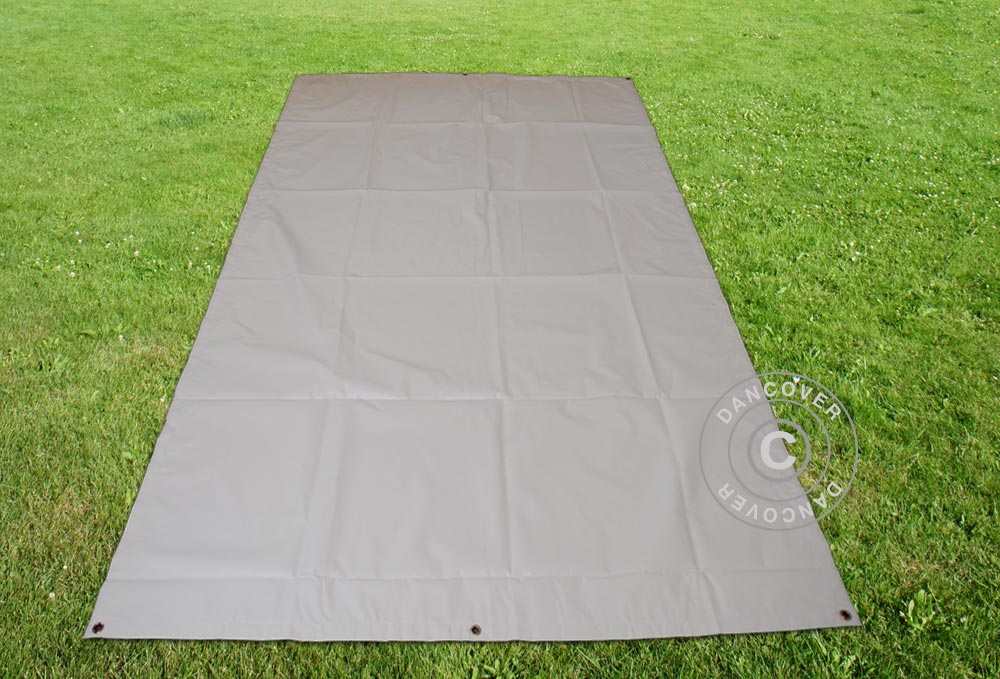 Tarpaulin, ground cover 1.7x2.7 m PVC, Grey