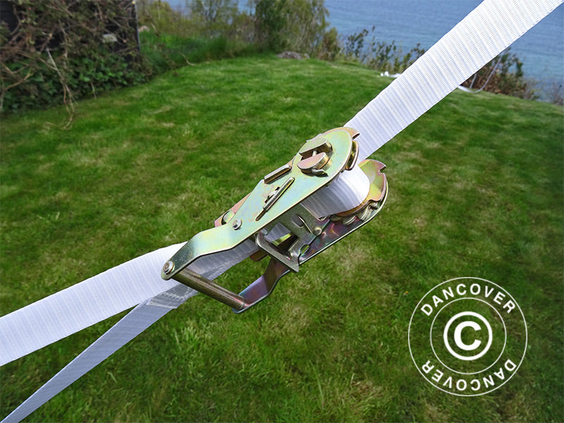 Storm straps, White, 4 pcs.