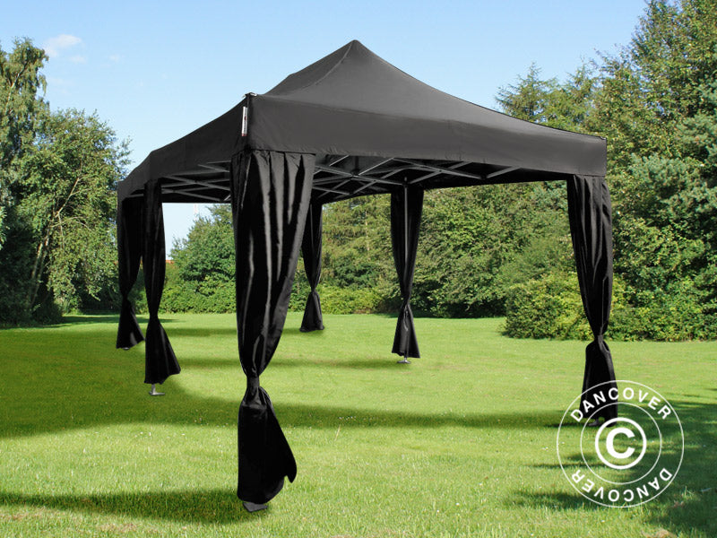 FleXtents Curtains, Black, 2 pcs.