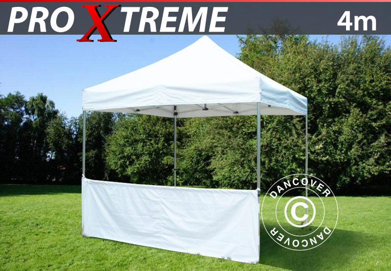 Half sidewall for FleXtents PRO Xtreme, 4 m, White