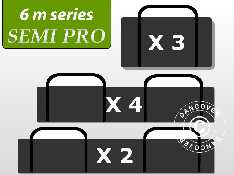 Carry bag package, marquee 6 m. series SEMI PRO