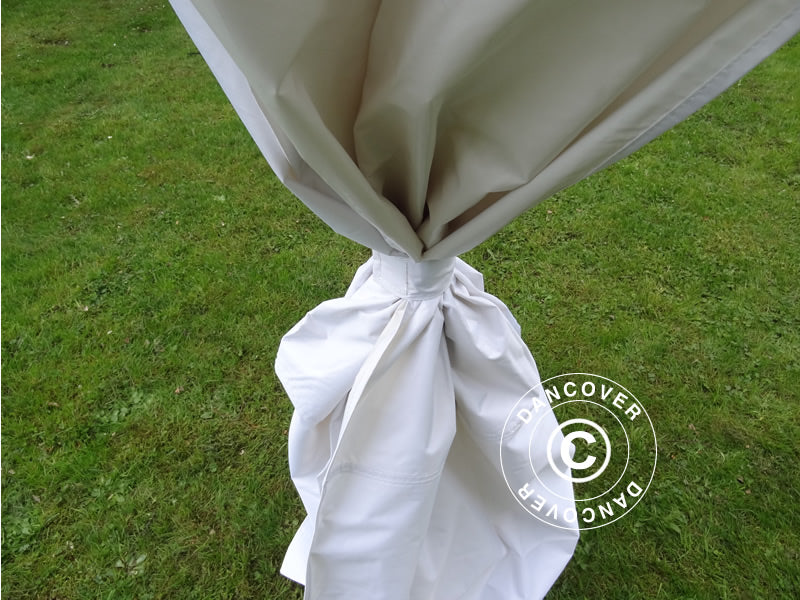 FleXtents Steel Curtains, White, 2 pcs.