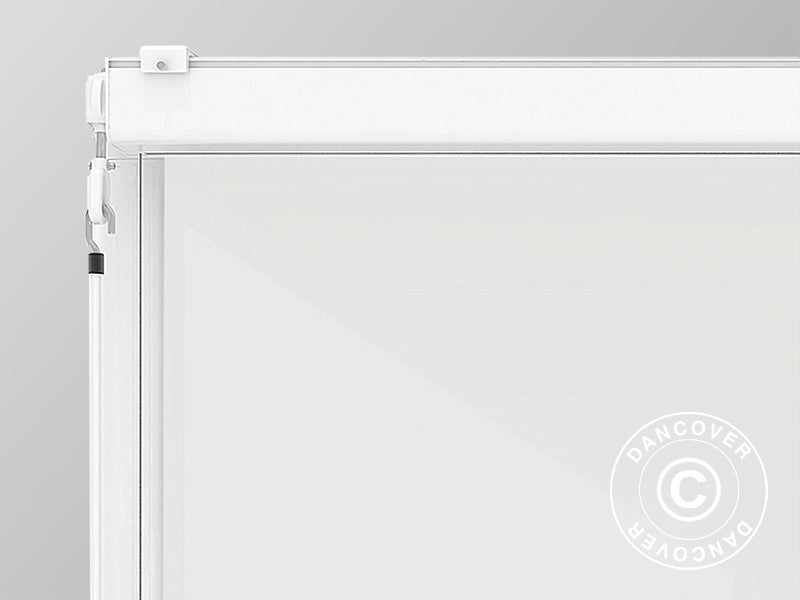 Sidewall screen f/pergola gazebo San Fernando, 3 m, White