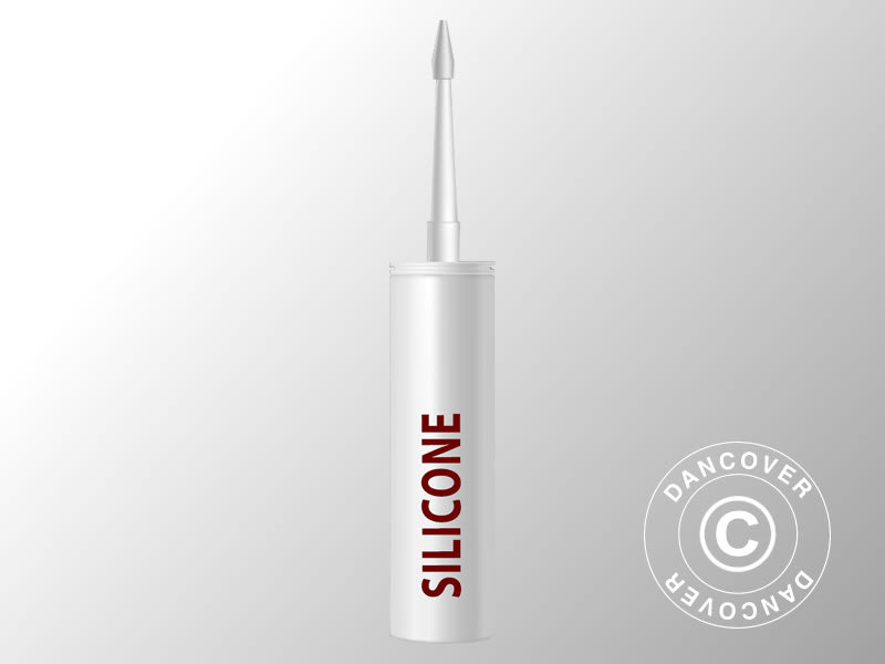 Silicone sealant f/greenhouses, 310 ml, Transparent