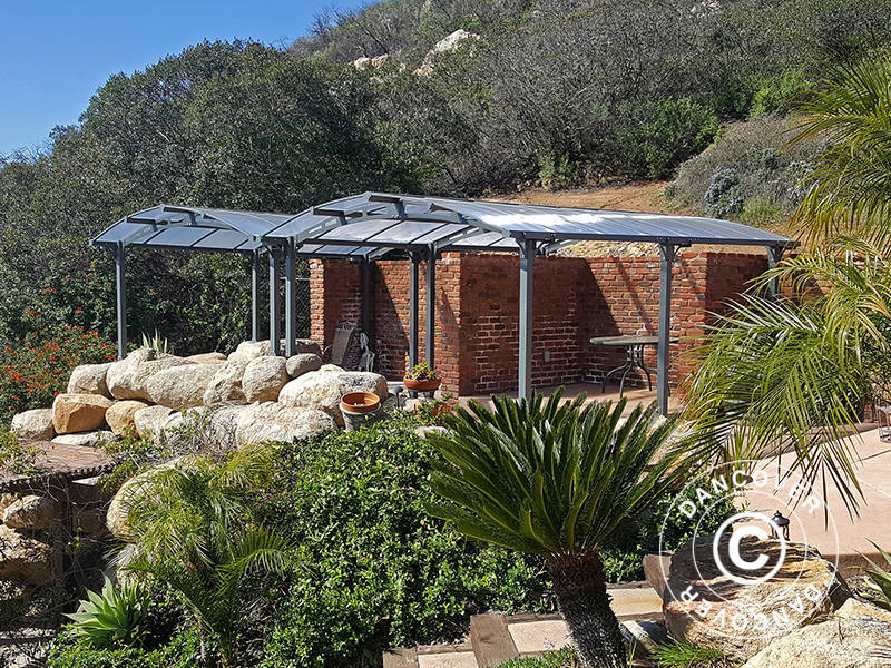 Carport Arcadia, Palram/Canopia, 3.59x5.07 m, Grey