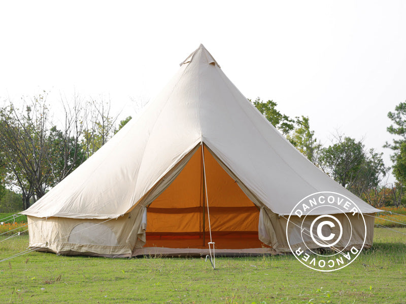Bell Tent for glamping, TentZing®, 7x7 m, 10 Persons, Sand