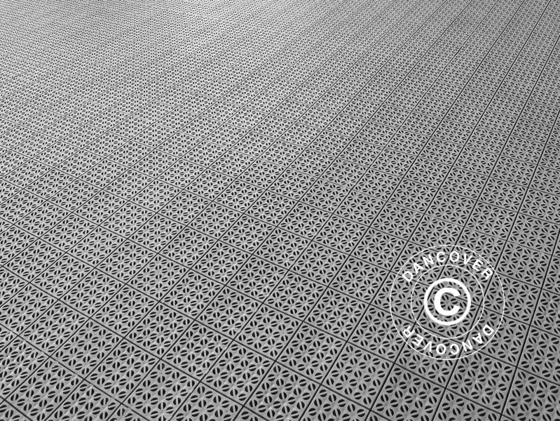 Plastic flooring Basic, Multiplate, Grey, 72.57  m²