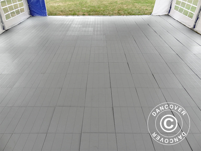 Plastic flooring Basic, Piastrella, Grey, 72  m²