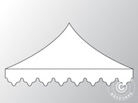 Roof cover "Morocco" for Pop up gazebo FleXtents 3x3 m, White