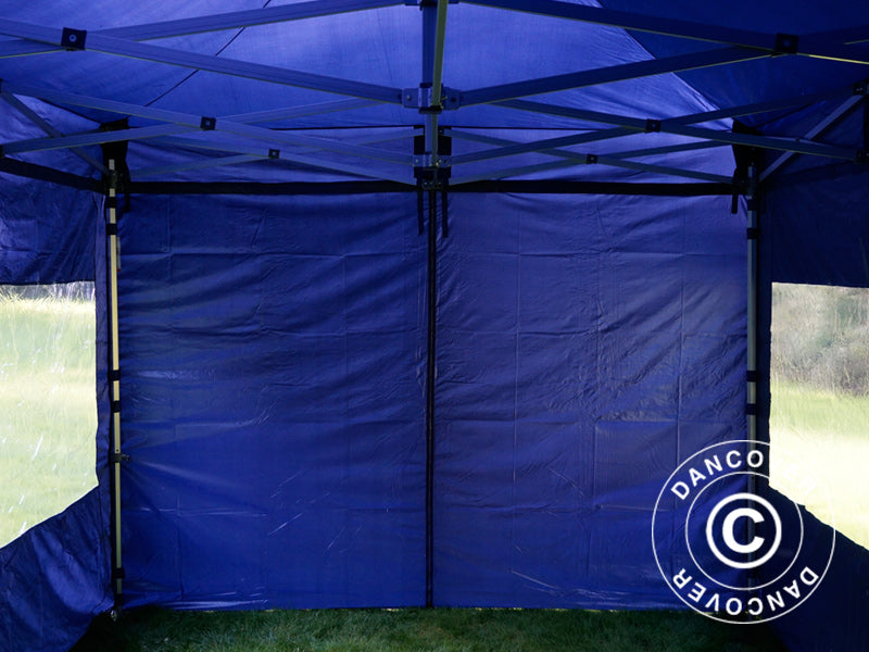 Pop up gazebo FleXtents PRO 3x6 m Dark blue, incl. 6 sidewalls