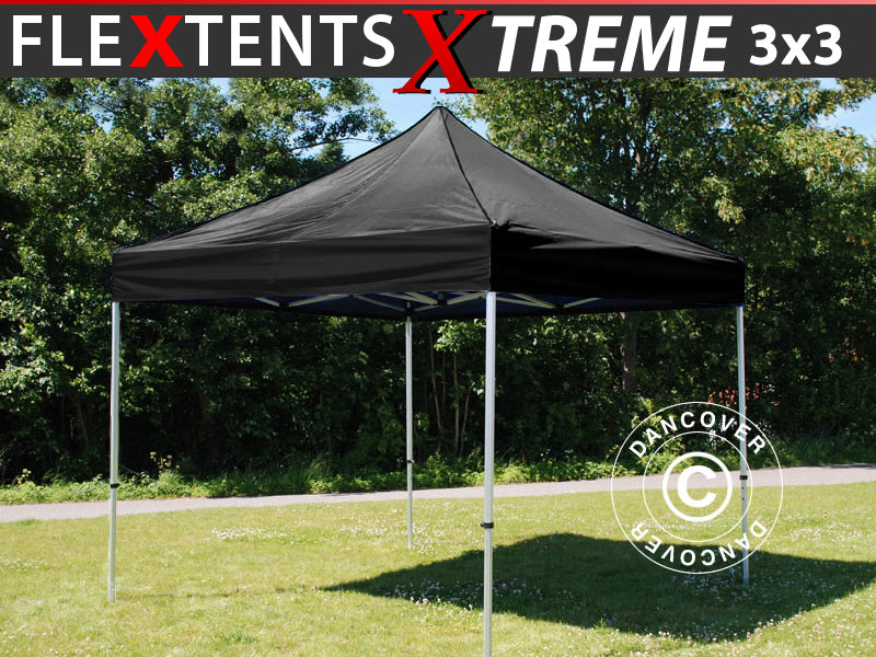 Pop up gazebo FleXtents Xtreme 60 3x3 m Black