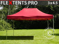 Pop up gazebo FleXtents PRO 3x4.5 m Red