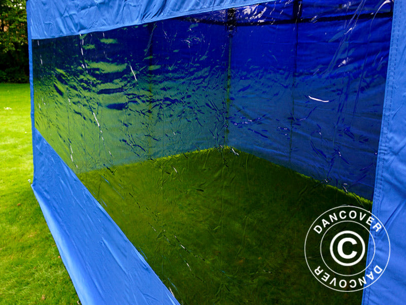 Pop up gazebo FleXtents PRO 3x4.5 m Blue, incl. 4 sidewalls
