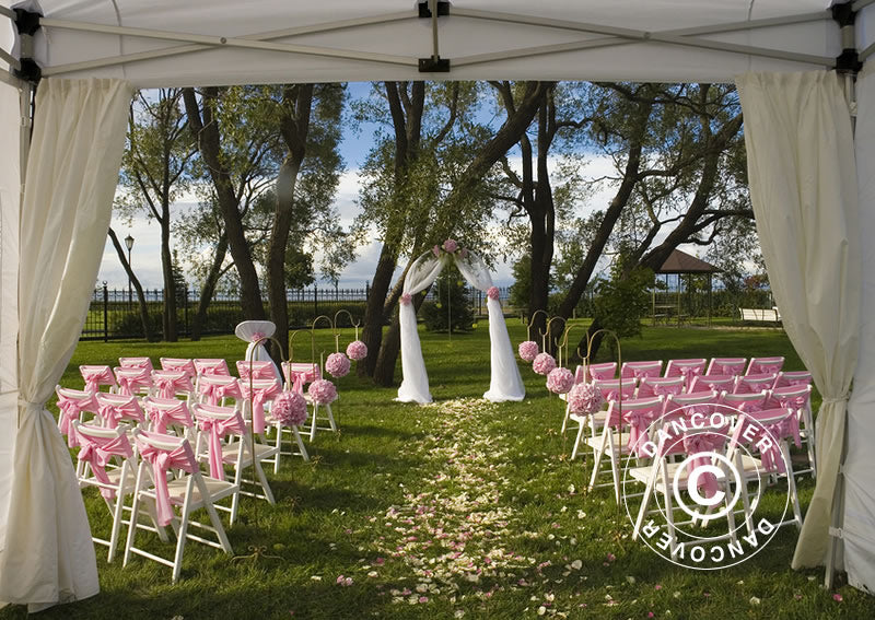 Pop up gazebo FleXtents PRO 3x3 m White, Flame retardant