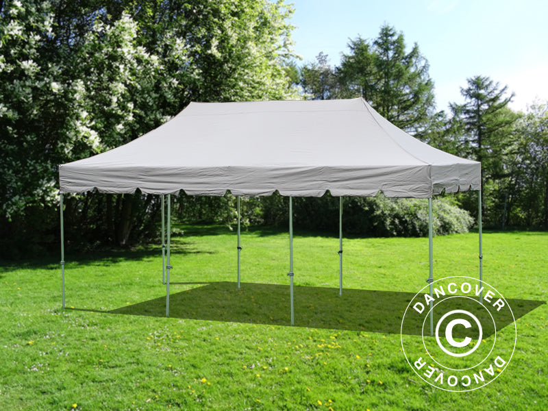 Pop up gazebo FleXtents PRO "Peaked" 4x6 m Latte