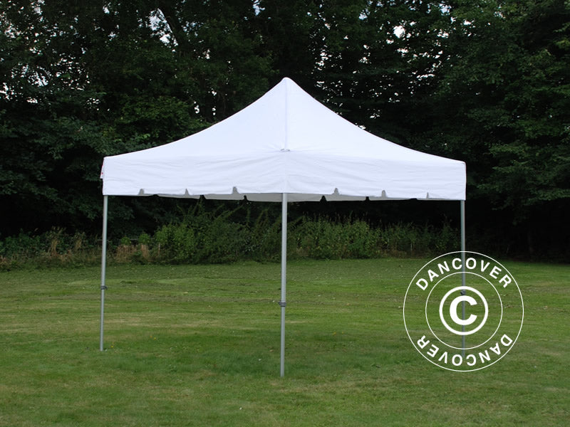Pop up gazebo FleXtents PRO Steel "Peaked" 3x3 m White