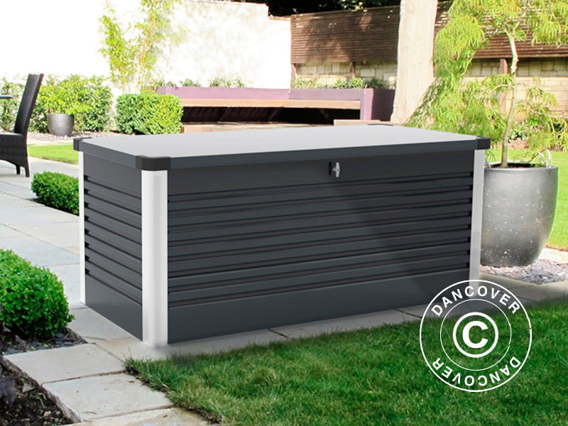 Garden storage box, Protect-a-Box, Trimetals, 0.785x1.875x0.725 m, 1.47 m², Anthracite