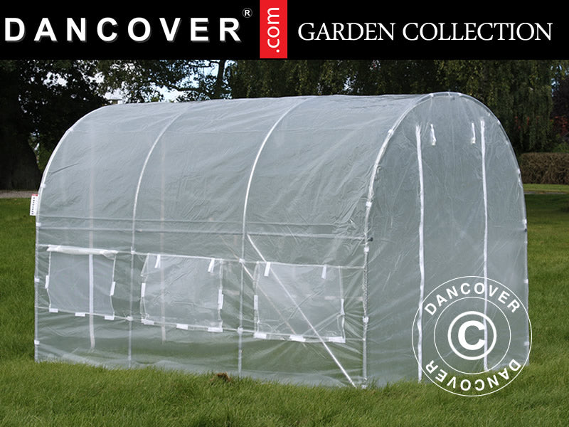 Polytunnel Greenhouse 2x3x2 m, 6 m², Transparent