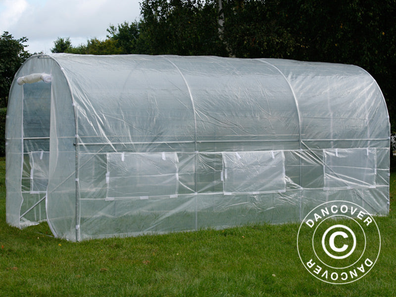 Polytunnel Greenhouse 2x4.5x2 m, 9 m², Transparent