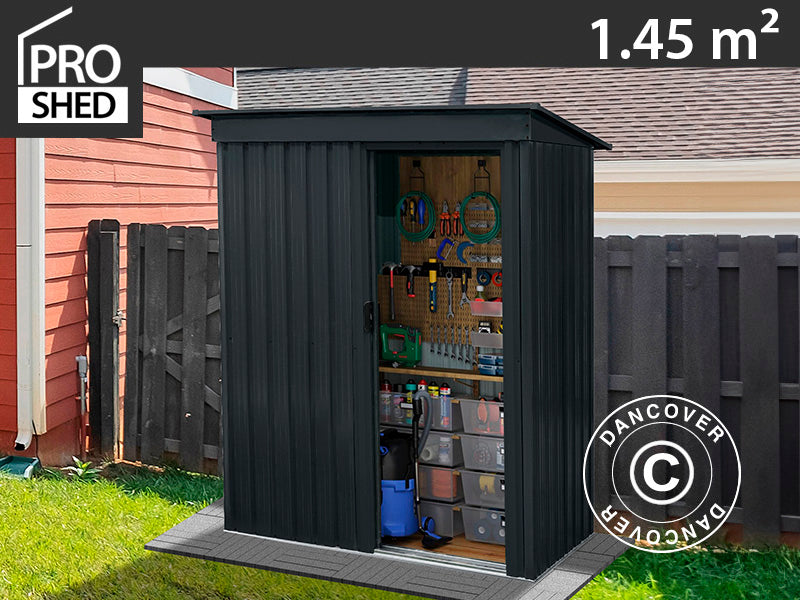 Garden shed, 1.63x0.89x1.82 m ProShed®, 1.45 m², Anthracite