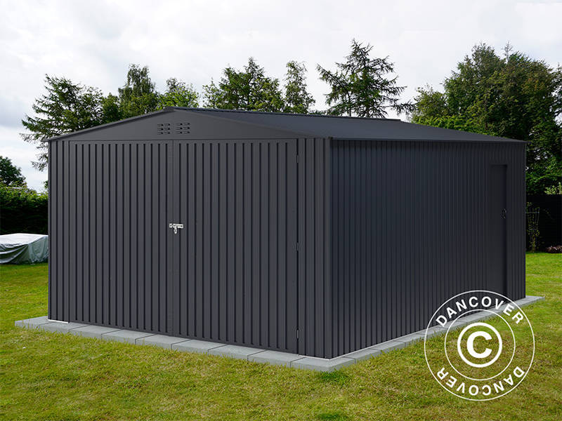 Metal garage 3.8x4.8x2.32 m, 18.24 m², ProShed®, Anthracite