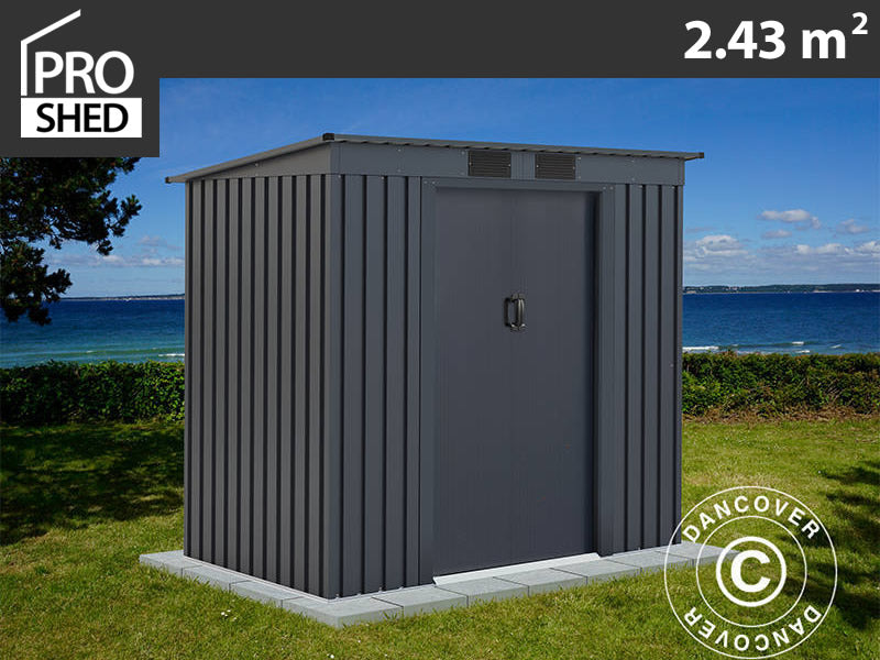 Garden Shed, 2.01x1.21x1.76 m, 2.43 m², ProShed®, Anthracite