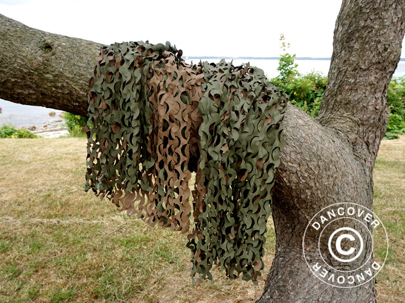 Camouflage net Woodland BASIC LIGHT, 2.4x6 m