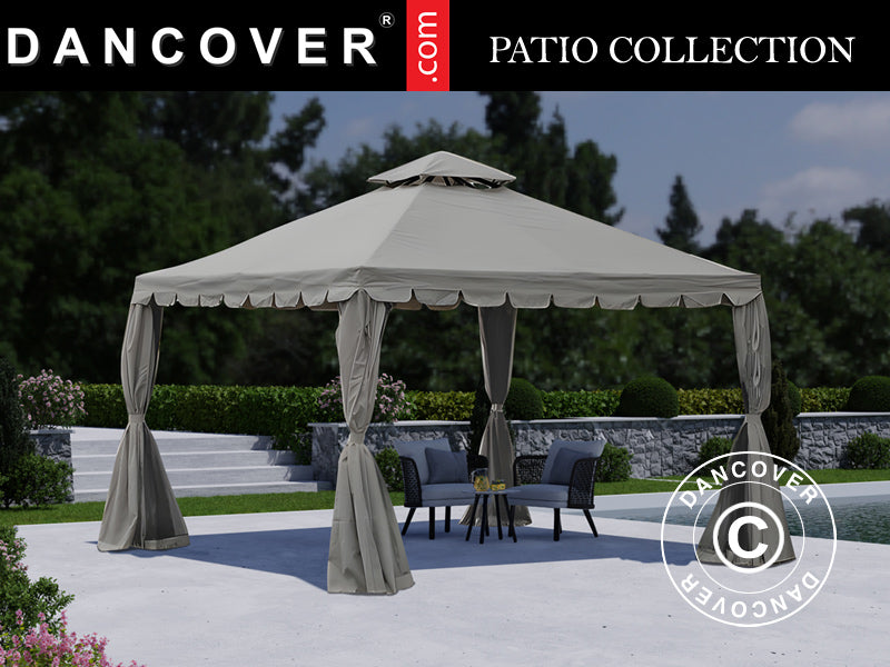 Gazebo Osiris 4x4 m, Grey