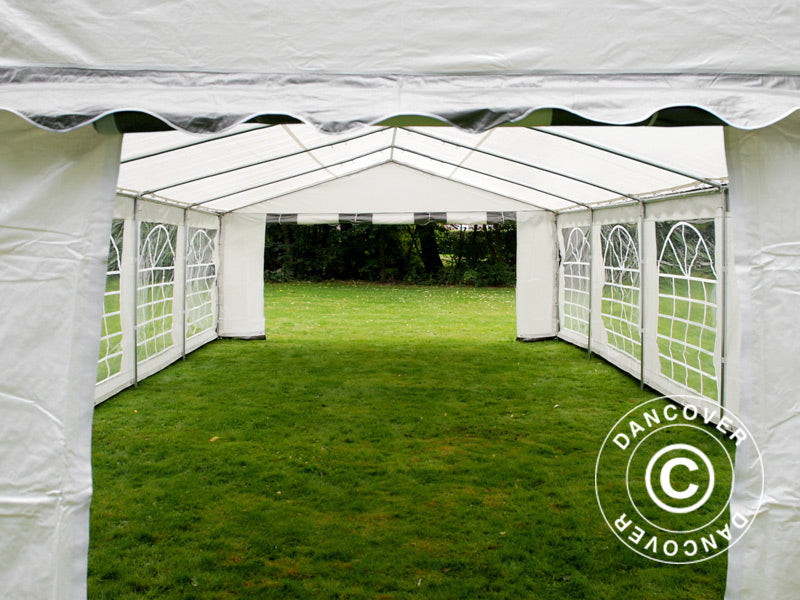 Marquee PLUS 4x10 m PE 700, Grey/White