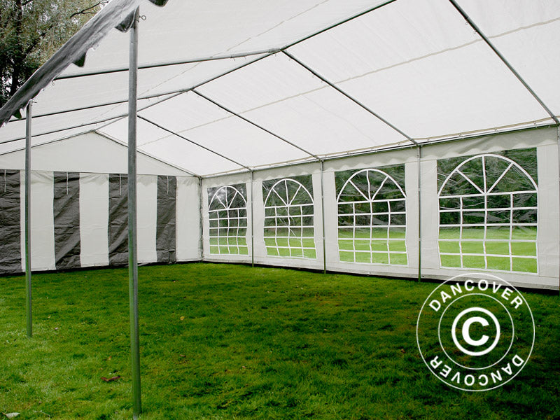 Marquee PLUS 4x10 m PE 700, Grey/White