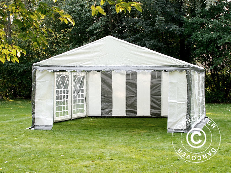 Marquee PLUS 5x6 m PE 700, Grey/White