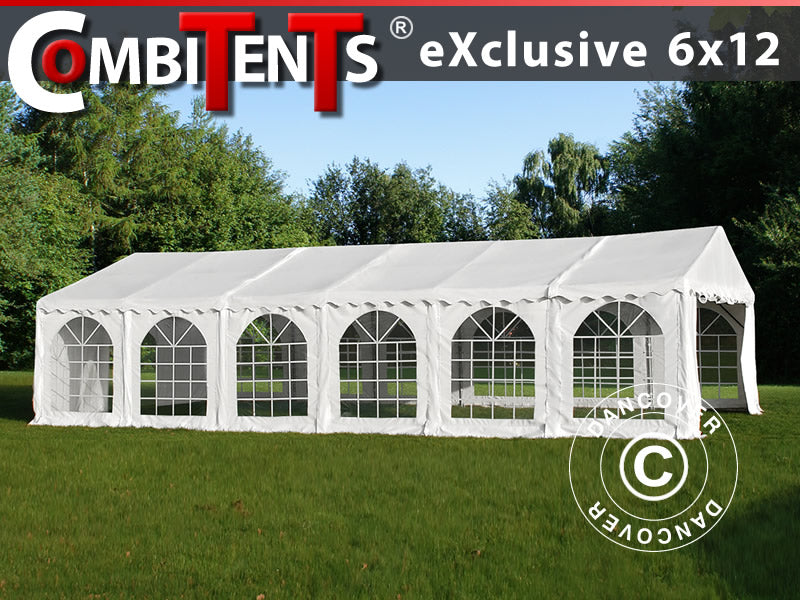 Marquee, Exclusive CombiTents® 900 6x12 m 4-in-1, White