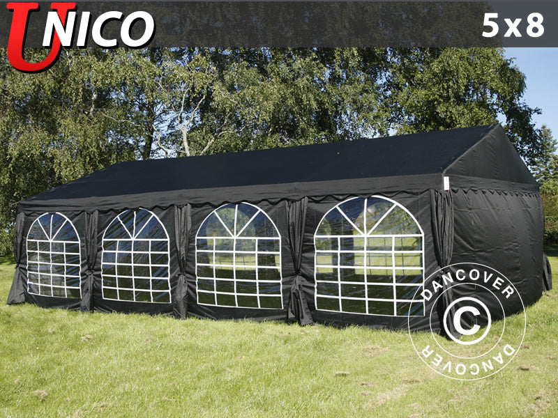Marquee UNICO 5x8 m, Black
