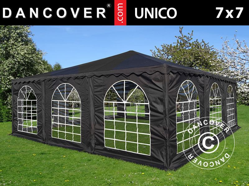 Pagoda Marquee UNICO 7x7 m, Black