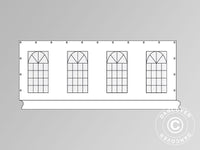 Sidewall with window for marquee PLUS 8 m, White